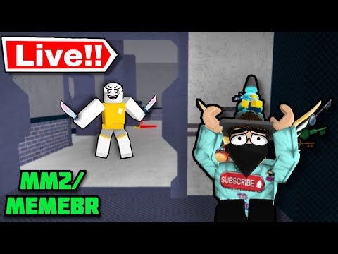 ​🔴OLD UNCLE PLAYS MM2 ON ROBLOX😄🔴 (JOINS ON)