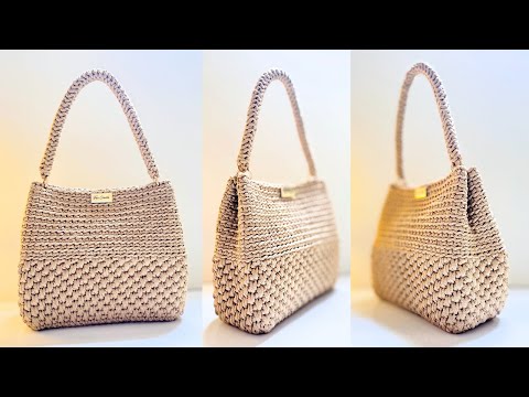 Bolsa de Crochê MUITO PRÁTICA | Bolsa Sophia em fio 5mm