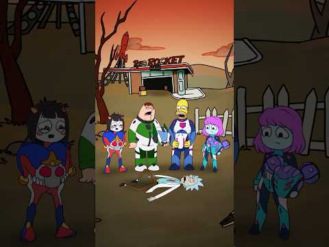 SAD STORY: GOODBYE RICK (Pibby x Pomni x Homer x Peter)