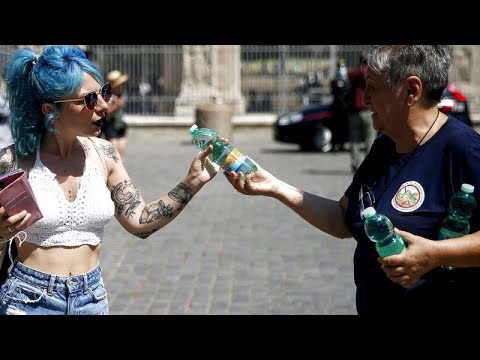 YouTube video thumbnail: Italy and Spain Bake in Heatwave as Cities Issue Red Alerts and Regions Mull Work Bans