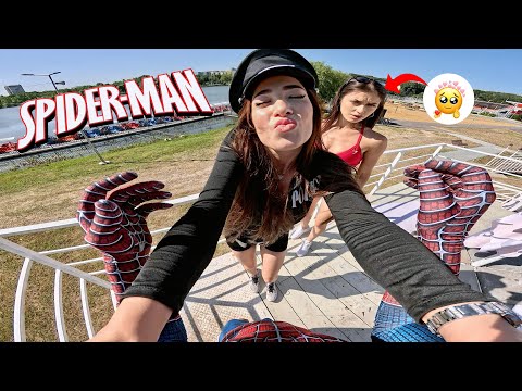 POLICE-GIRL WANT SPIDER-MAN TO BE THEIR BOYFRIEND (Spider-Man in Real Life Love)