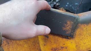Tractor Minor Boom Weld Repair - 1969 Nuffield 65HP