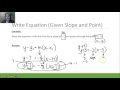 Exploring Point-Slope Form Concepts