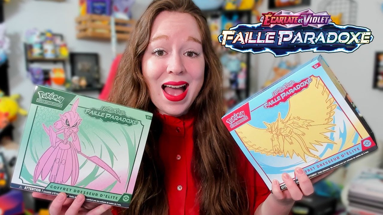 OMG J'EN REVIENS PAS ! Ouverture des 2 ETB Pokémon EV4 Faille Paradoxe !
