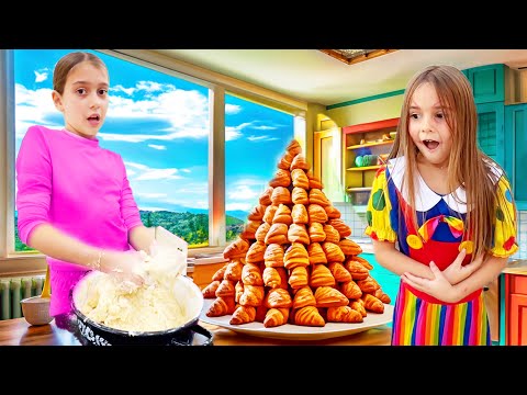 👩‍🍳 TEO Gătește CROISSANTE 🥐 NU mai facem Baie în PISCINĂ 🏊🏻