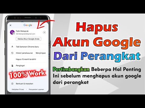 Cara Menghapus Akun Google Dari Perangkat - Hapus Akun Google 2025