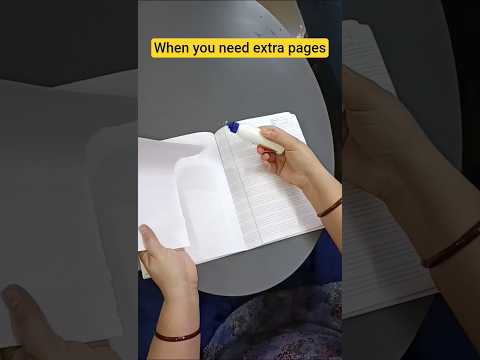 when you need extra pages, try this trick🤯😱 😳 #trending #shorts #tricks #viral #funny