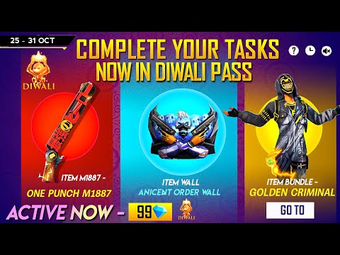 Diwali Pass Event 2024 😮💥 | Golden Shade Return | Free Fire New Event | Ff New Event