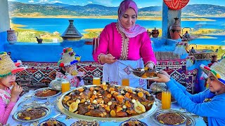 كلاو عليه صبعانهم سر اللحم بالبرقوق ديال الاعراس العراضة المناسبات مدغمر فتي زبدة سلطات زعلوك فلفل