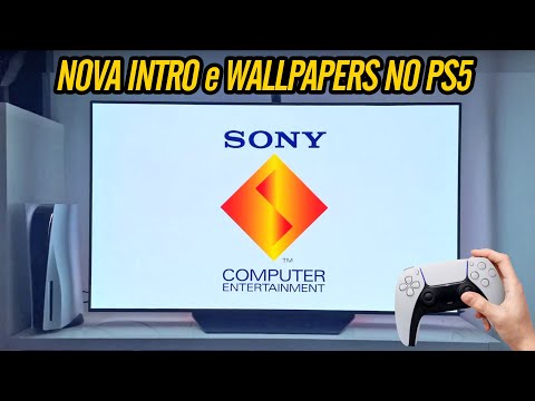 NOVA INTRO e WALLPAPERS NO PS5 - PlayStation 30 Anos