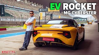 EV rocket by MG india | MG Cyberster | Detailed Drive experience | at Rs.74.99 lakhs | MG select