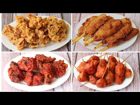 ৪ ধরনের চিকেন ফ্রাই ঘরোয়া উপকরণে মাত্র ১০ মিনিটে তৈরি।।চিকেন ফ্রাই।।ফ্রাইড চিকেন।Chicken Fry Recipe