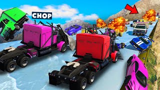 GTA 5 CHOP AND FROSTY FACE OFF IN THE FACE TO FACE BATTLE