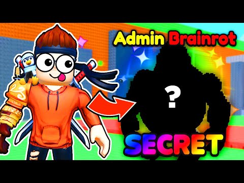 HO SBLOCCATO IL RAINBOW SEGRETO ADMIN SU ROBLOX STEAL A BRAINROT!!