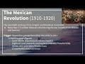 Mexican Revolution: Key Concepts and Impacts