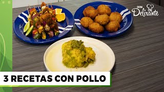 3 RECETAS CON POLLO | Cocina Delirante