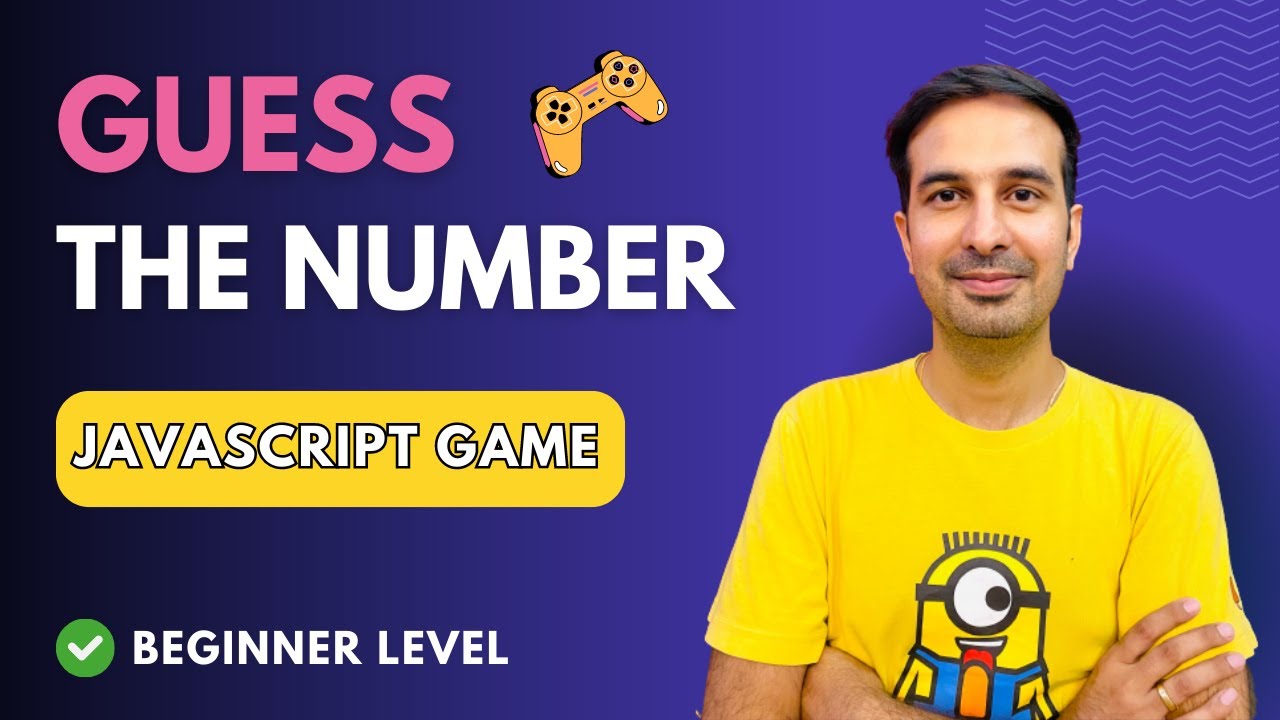 JavaScript Guess the Number Game 🔥 | JavaScript Project for Beginners | Learn JavaScript 🤩