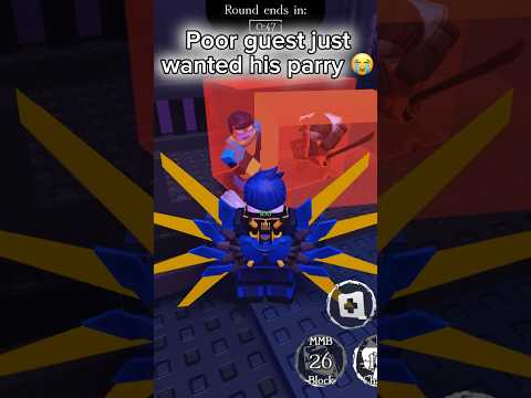 This poor guest js wanted a parry ๐ฅ #roblox #forsaken #foryou #forsakenroblox #7x7