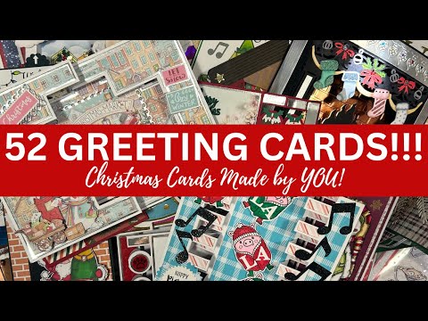 I'VE BEEN SPOLIT! WOW | 52 AMAZING Christmas Cards made by YOU!