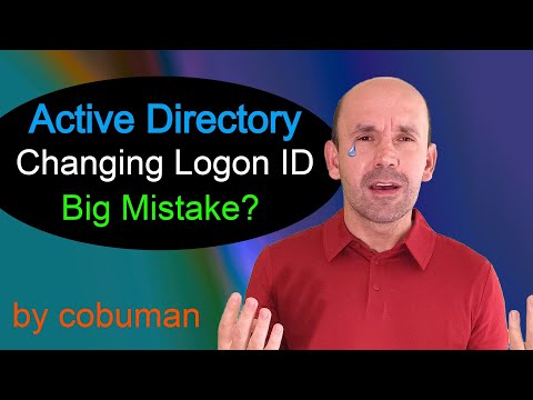 Consequences of changing users Logon ID in Active Directory