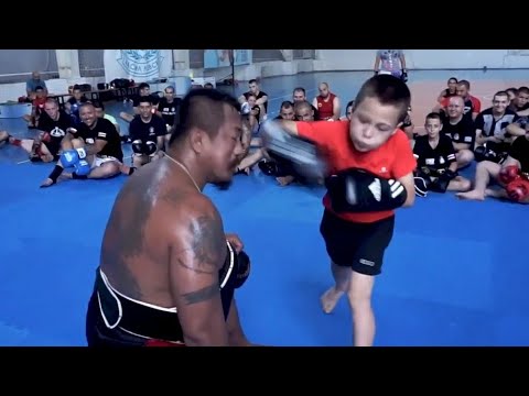 Trainer eats punches for breakfast