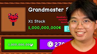 GRANDMASTER SPRINKLER ON STOCK SA GROW A GARDEN - Roblox