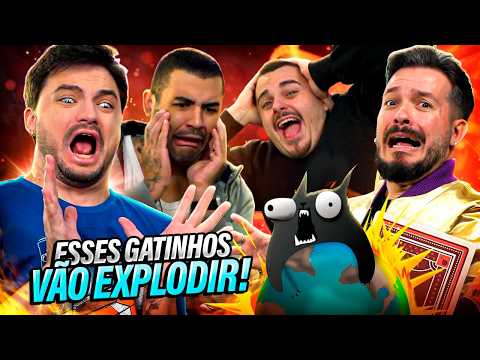 JOGANDO EXPLODING KITTENS - MAIS UM JOGO PRA ME IRRITAR