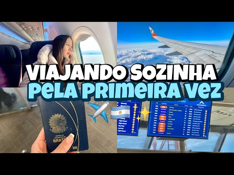VLOG: minha primeira viagem internacional sozinha| indo pra Argentina Buenos Aires✈️🇦🇷💖✨