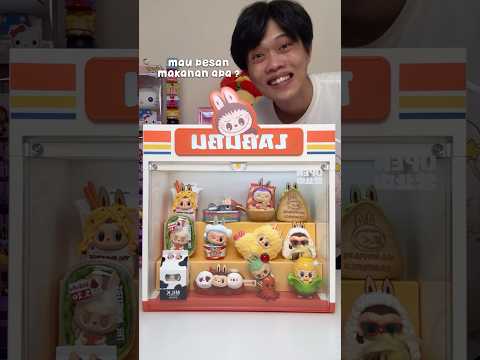 BLINDBOX LABUBU BENTUK MAKANAN + DISPLAY BOX MINIMARKET 😋✨