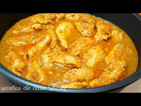 POLLO EN SALSA receta FÁCIL y RÁPIDA QUE ESTÁ BUENÍSIMO