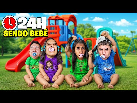 24 HORAS SENDO BEBÊ *conseguimos?