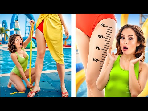 Lange Benen Versus Korte Benen Problemen In Een Waterpark!