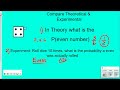 Experimental and Theoretical Probability