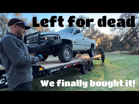 Rescuing an OL CUMMINS from a cattle ranch (cow pasture find)