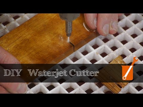 Waterjet cutter built with a cheap pressure washer