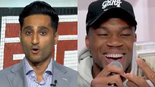 Shams keeps reporting that Giannis may leave Bucks despite Giannis saying this...