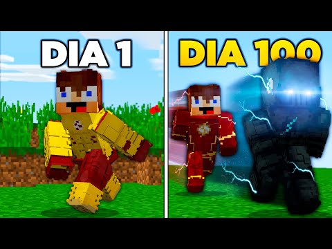 SOBREVIVI 100 DIAS COMO VELOCISTA - MINECRAFT O FILME