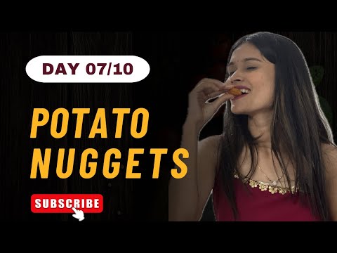 Day 07/10 || Potato nuggets Banavle fakt 15 minutes madhe ||easy but delicious recipe|| #vaishu1214