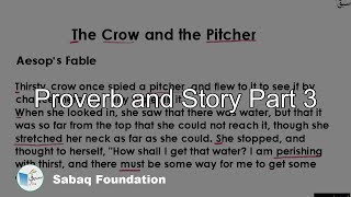 Proverb and Story  Part 3