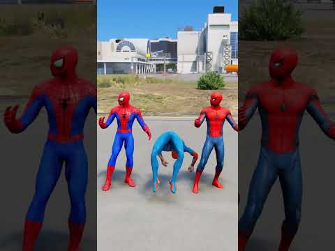 GTA V : RANDOM BABY VS SPIDERMAN SUPERHERO BATTLE 😎 #shorts #gta5