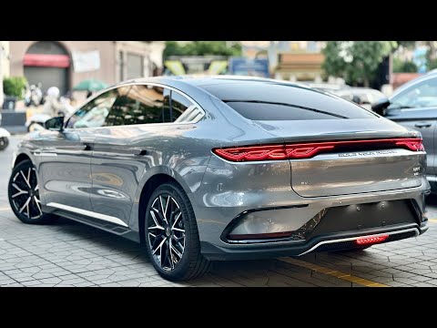 New BYD Han EV ( 2024 ) - Luxury Electric Sedan | Silver Color