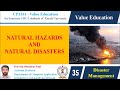 Natural Hazards and Disasters Concepts