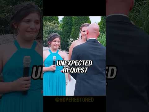 This little girl Left the Whole Wedding in Tears 😭