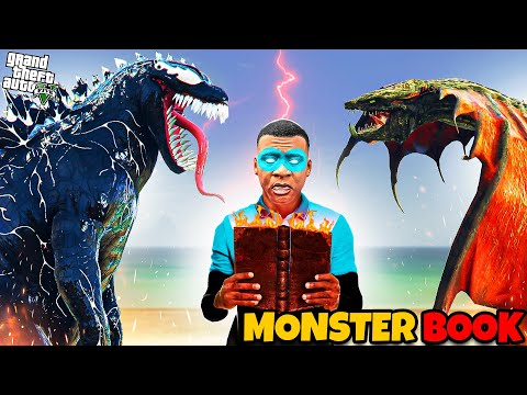 Franklin Became Venom Godzilla in GTA 5 | Monster Attack Part 03