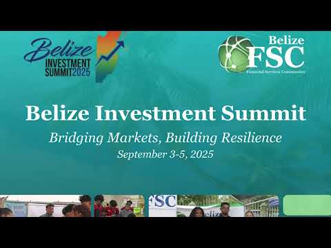 YouTube video thumbnail: Belize Investment Summit Kicks Off in San Pedro This Week