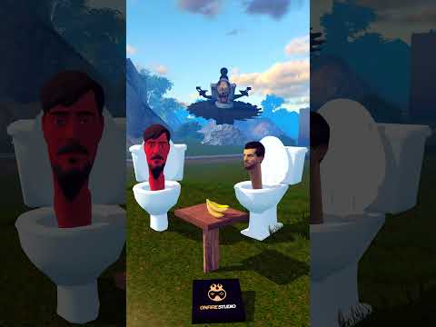Mr. Beast Try Banana Meme with Skibidi Toilets Motu Patlu | #mrbeast #animation #skibiditoilet