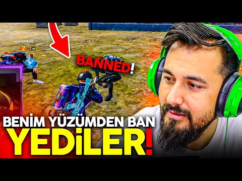 BENİM YÜZÜMDEN BAN YEDİLER? | PUBG MOBILE