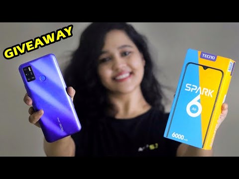 (ENGLISH) Tecno Spark 6 Air Unboxing - 7 inch Display, 6000mAh Battery - 2x GIVEAWAY