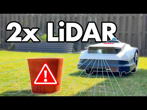 LiDAR + FPV + Dual Blades?! Meet the GOAT of Robot Mowers