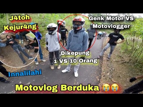 Innalillahi 😭‼️ Motovlog Berduka 😭 Genk Motor Vs Motovlogger | Babang Viral Gak Bisa Bantu 😭😱Yaalloh